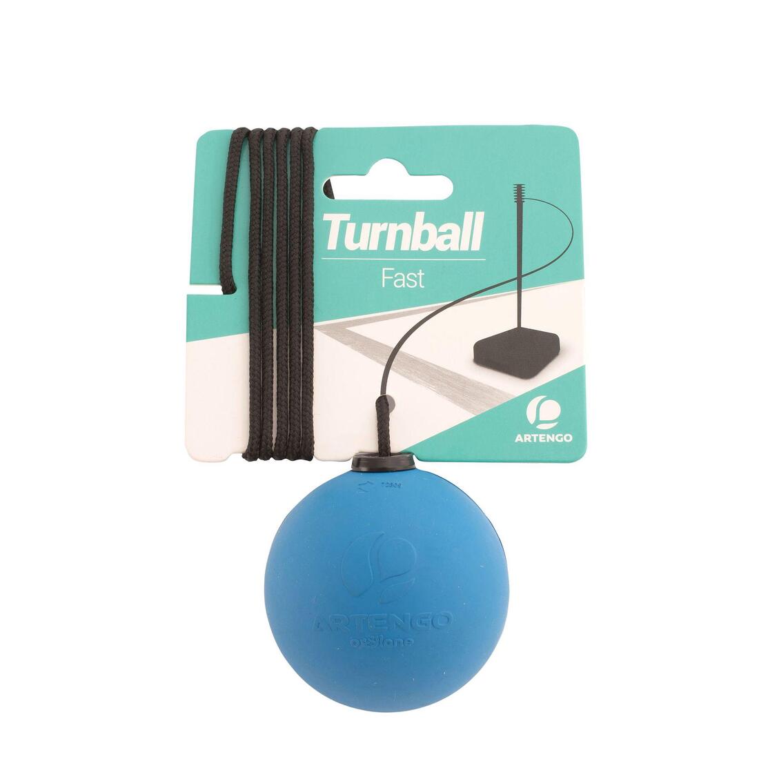 Balle de speedball "turnball fast ball" caoutchouc jaune