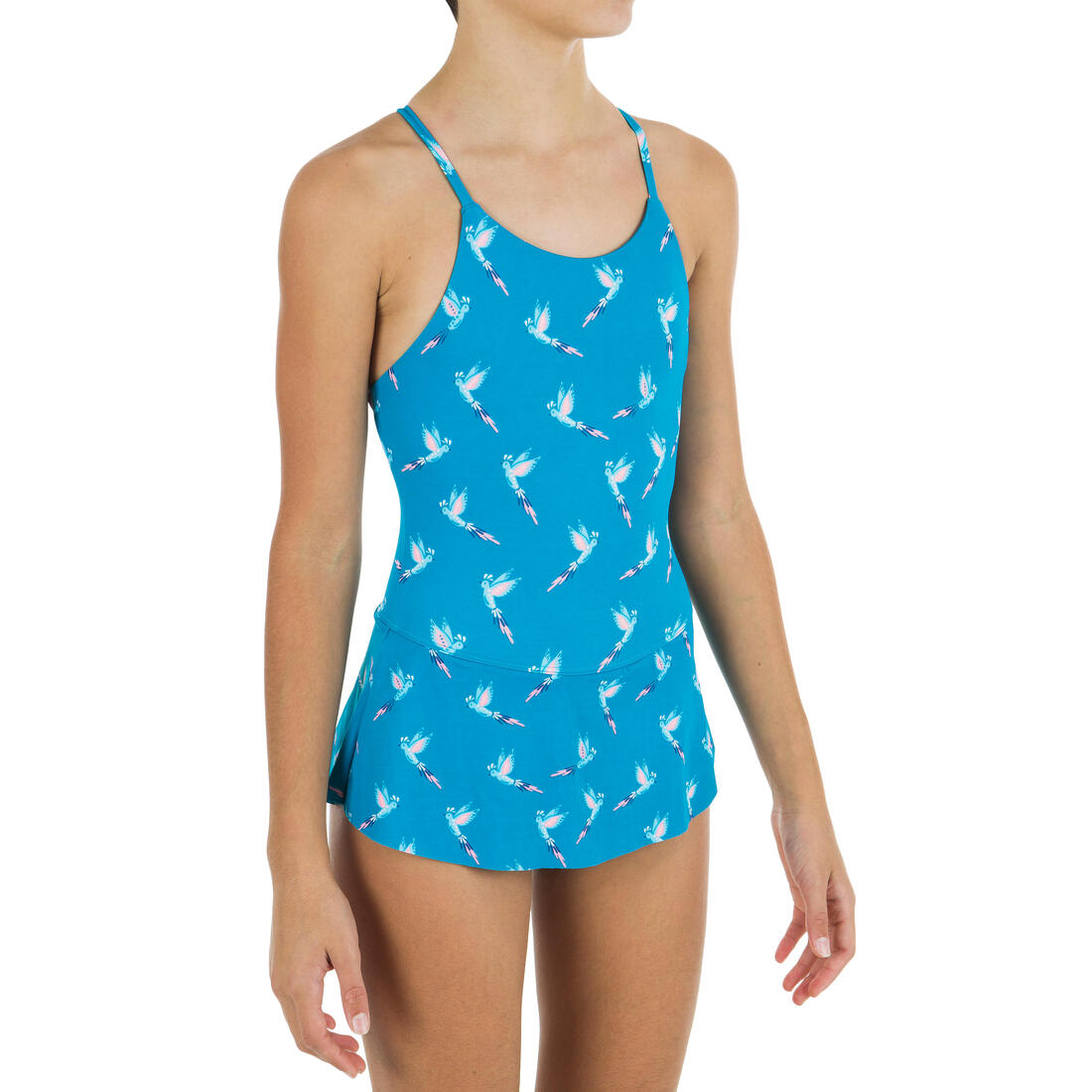 Maillot de bain de natation 1 pièce jupette Lila All Oto