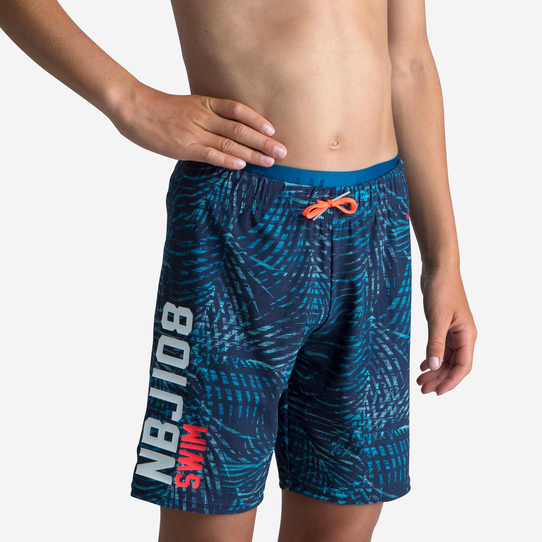 Maillot De Bain Short Natation Garçon - 100 Long - All Jo