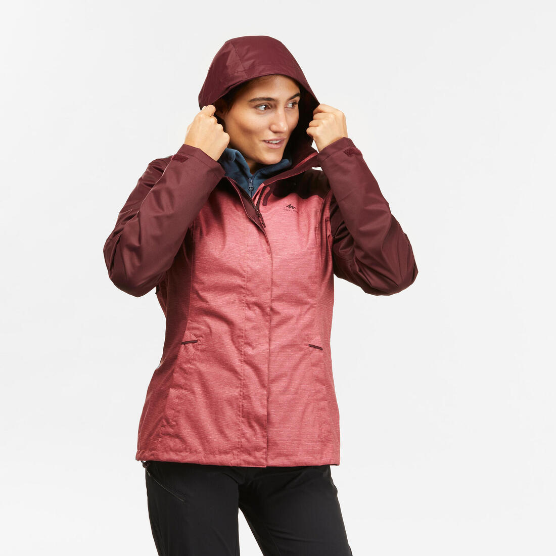 Veste imperméable de randonnée montagne - MH100 - Femme