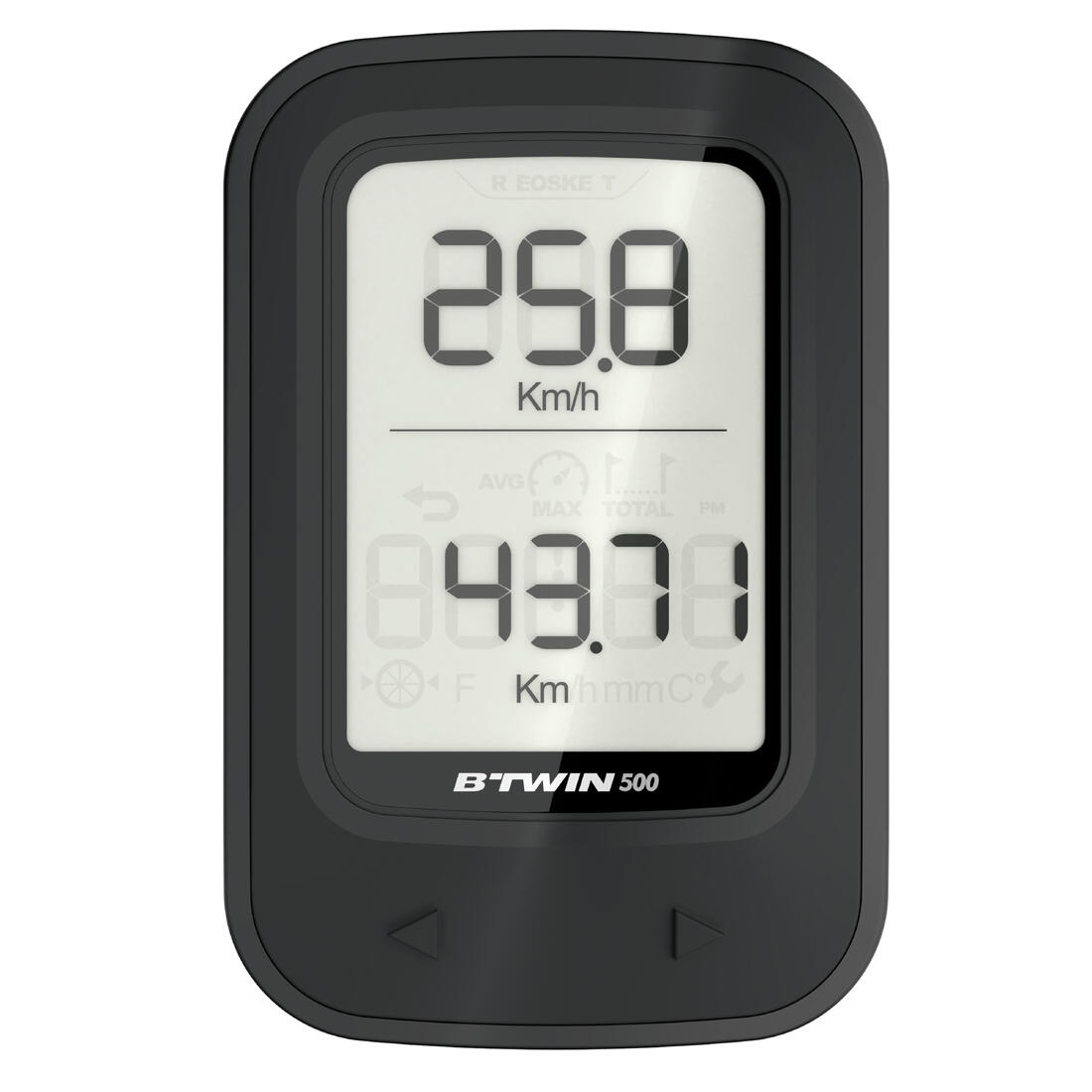 Compteur vélo van rysel 500 sans fil noir