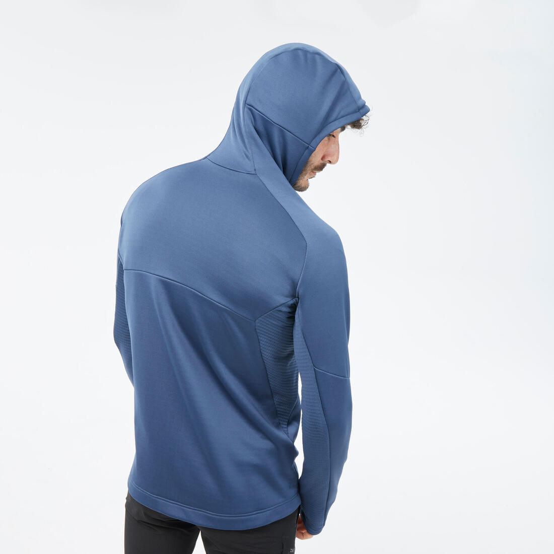 Veste polaire de randonnée - mh500 hood - homme