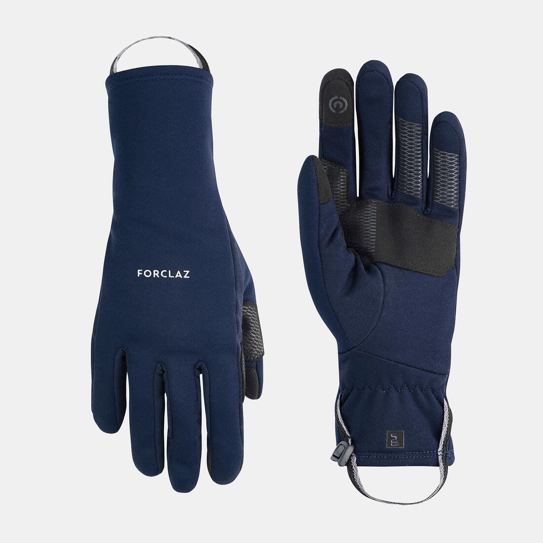 Gants tactiles et stretch de trekking montagne - MT500 marine - adulte