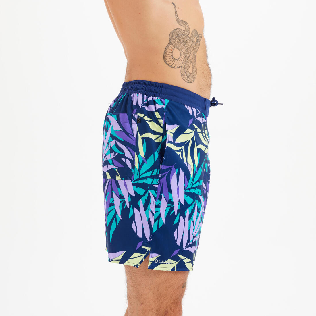 Boardshort surf 100 long surfergirl blue