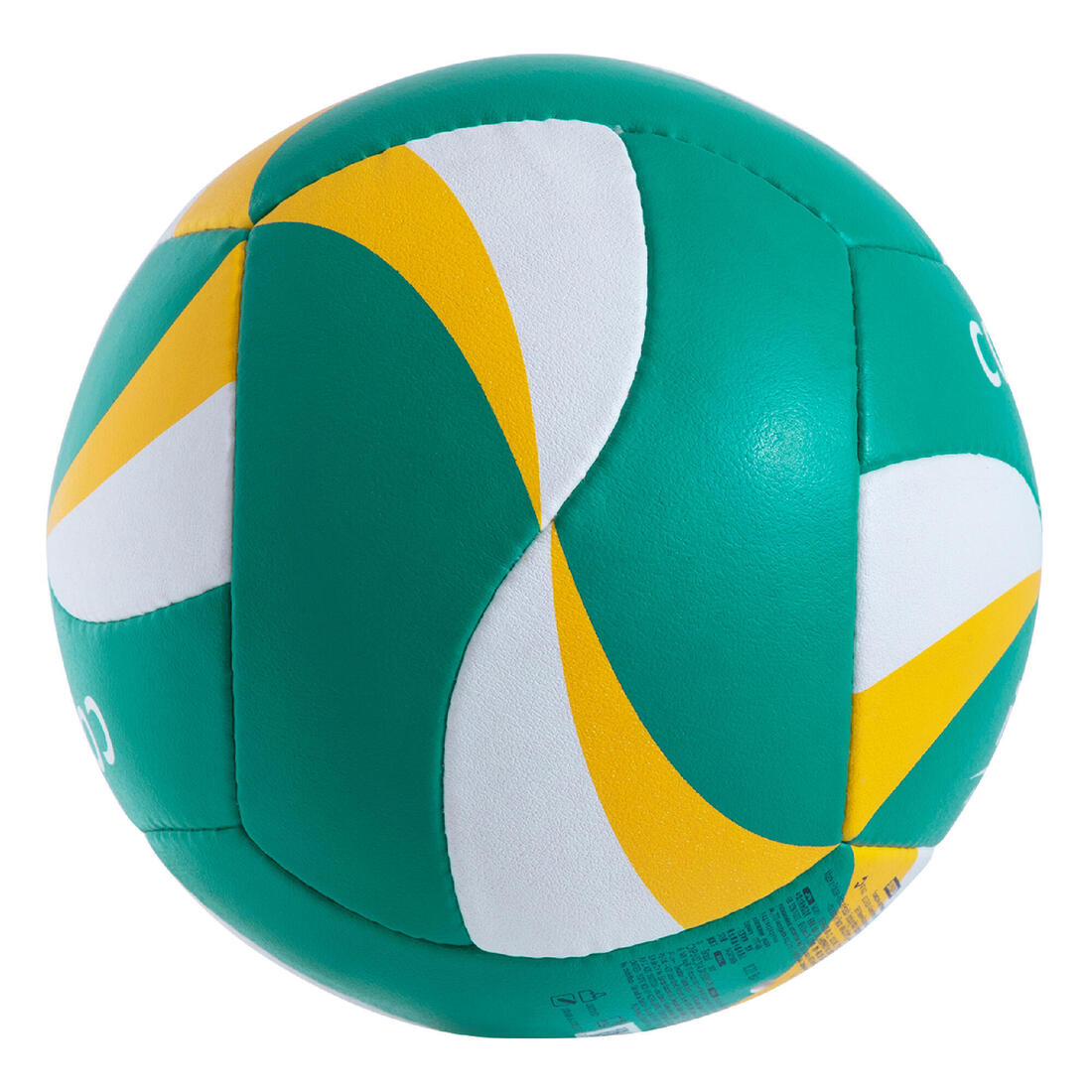 Ballon de beach volley BV900 FIVB vert et jaune