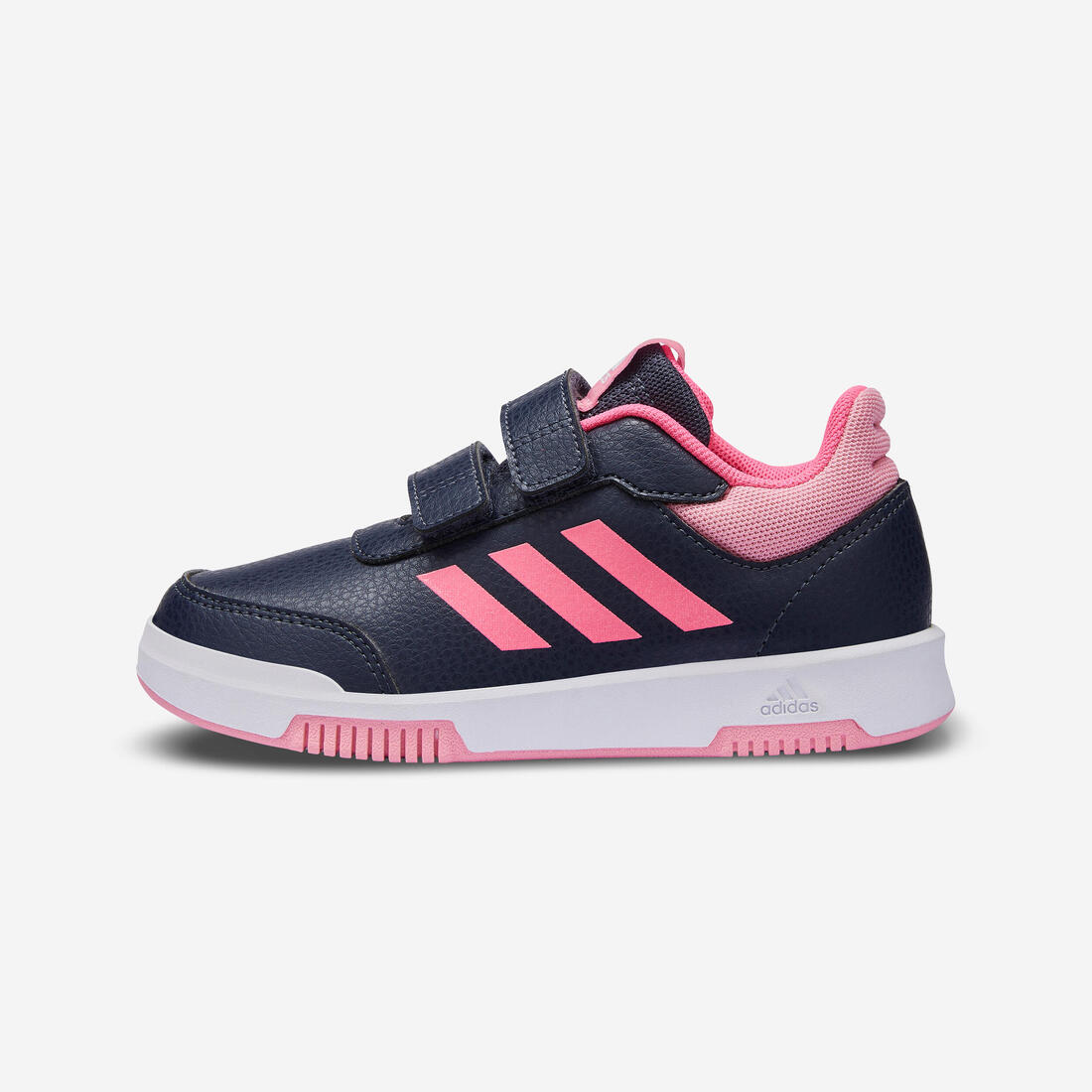 Baskets à scratch enfant - ADIDAS TENSAUR bleu/rose