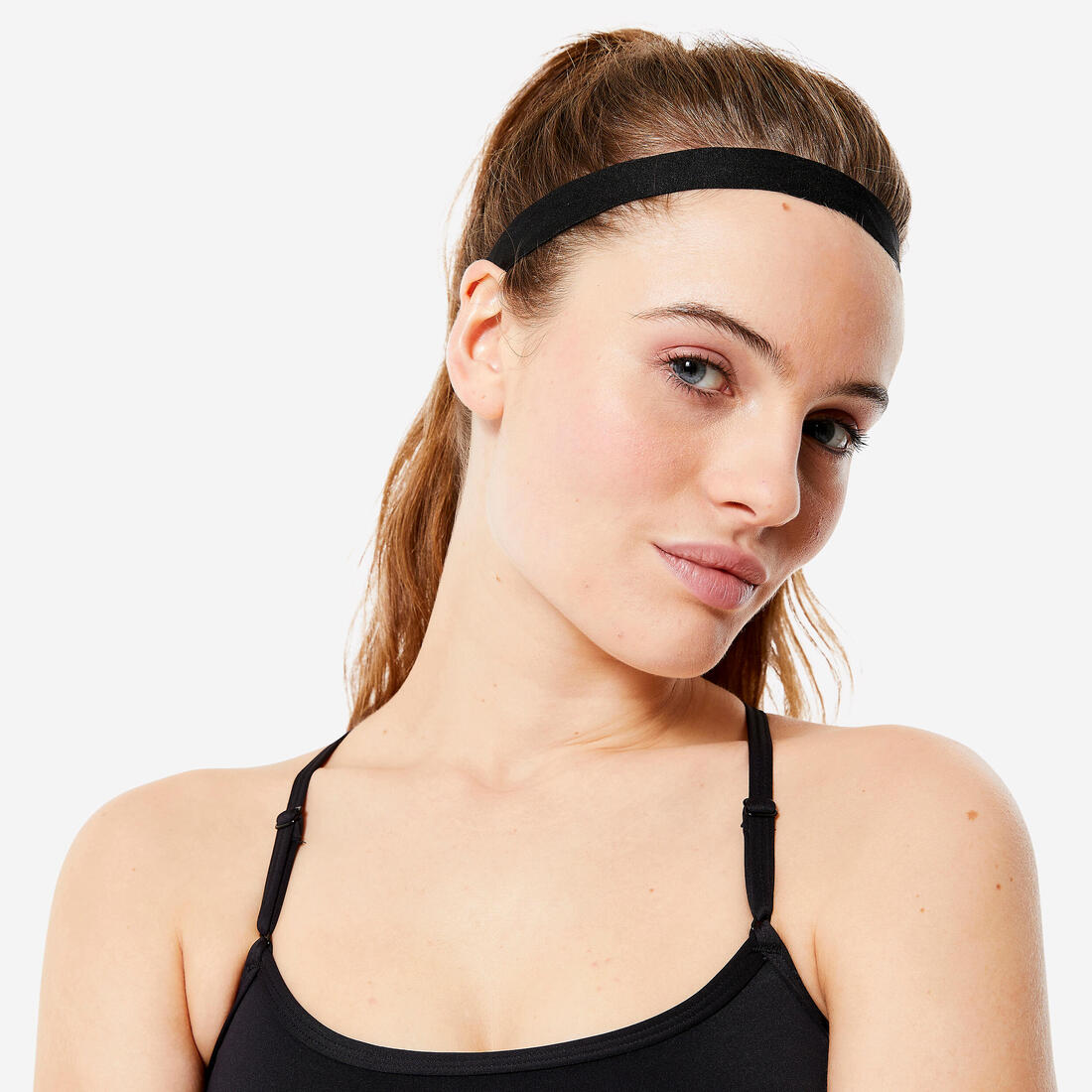 Élastique cheveux fitness cardio training x3  noir et