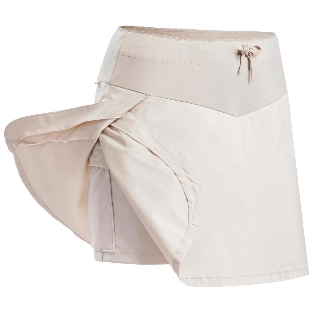 Jupe short de randonnée - nh500 - femme