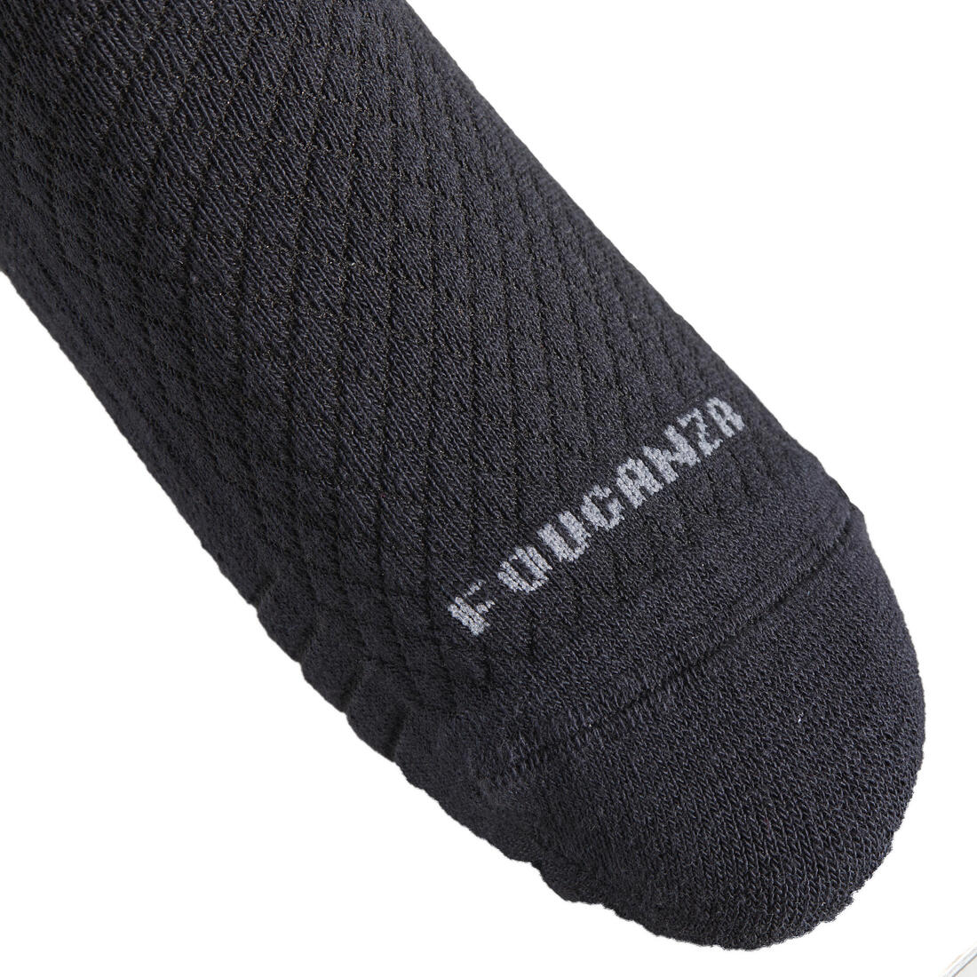 Chaussettes équitation  500 adulte losangesvert pétrole/marine. lot de 2