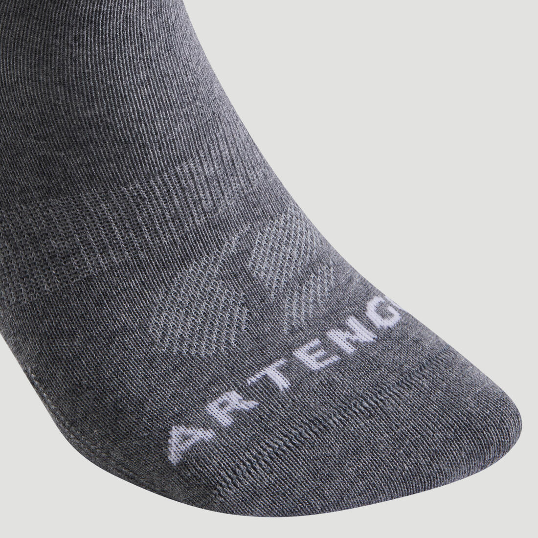 CHAUSSETTES DE SPORT MI-HAUTES ARTENGO RS 160 BLANCHES LOT DE 3