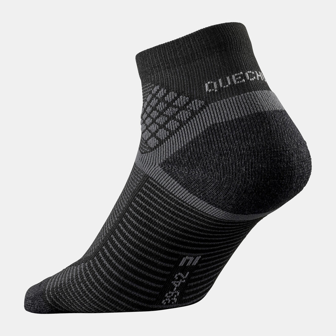 Chaussettes randonnée - Hike 500 Mid noire x2 paires