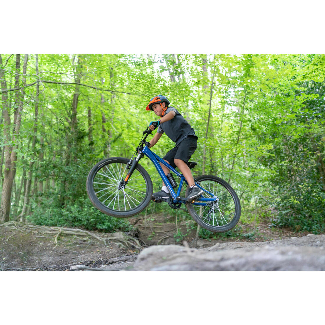 Vtt enfant 26" st 500 bleu 9-12 ans