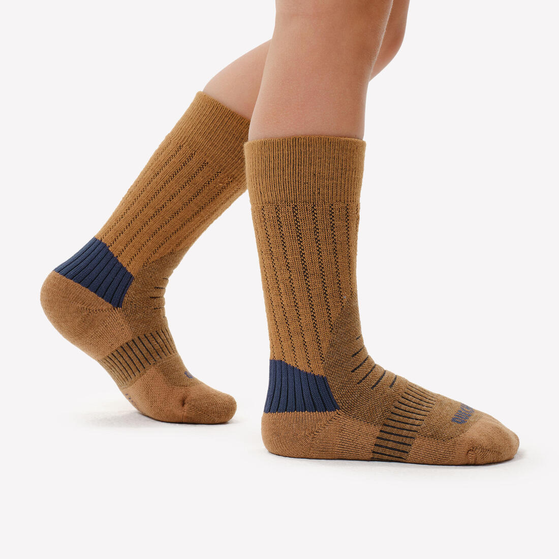 Chaussettes chaudes de randonnée - SH100 MID - enfant X2 paires