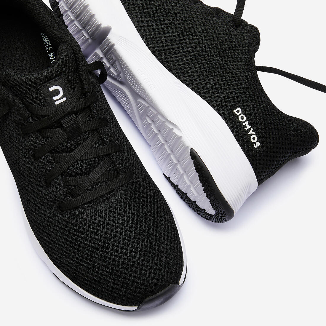 Chaussures de fitness femme, noir graphite et blanc ultra