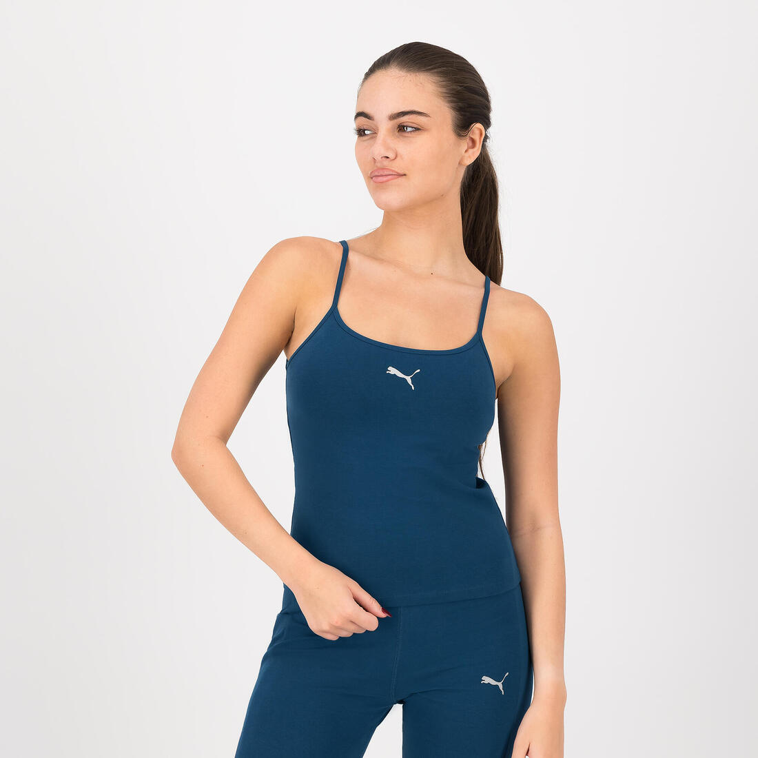 Débardeur PUMA fitness coton bleu femme