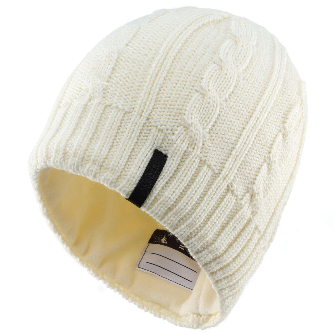 BONNET DE SKI ENFANT TORSADES ECRU