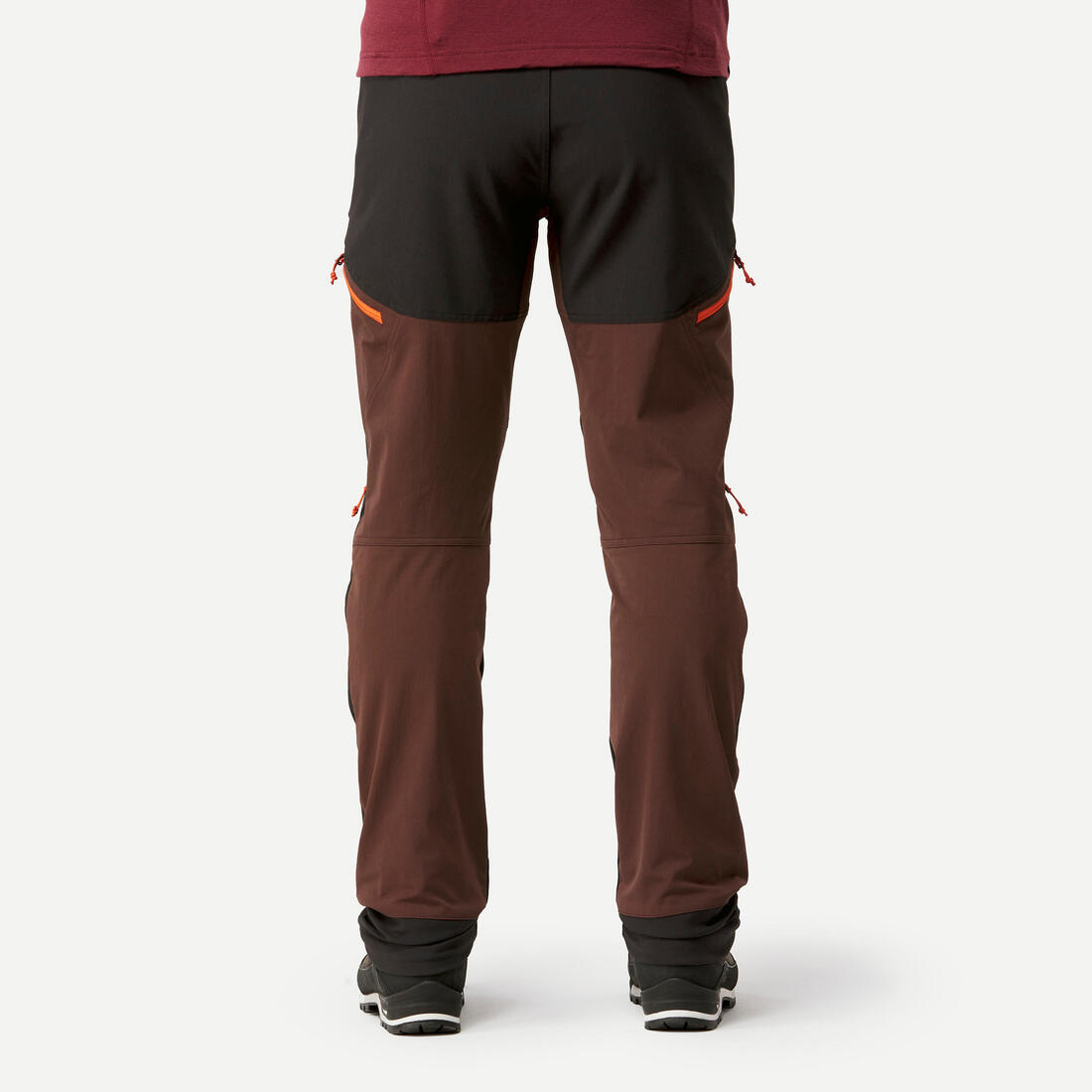 Pantalon de trek montagne déperlant et coupe-vent Homme - MT900