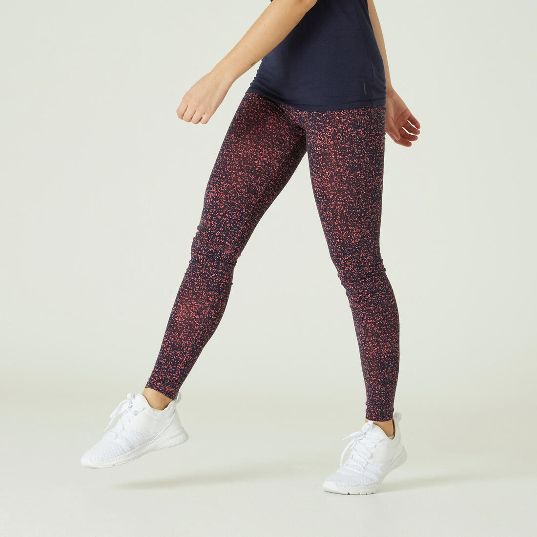 Legging fitness long coton extensible respirant femme - Fit+