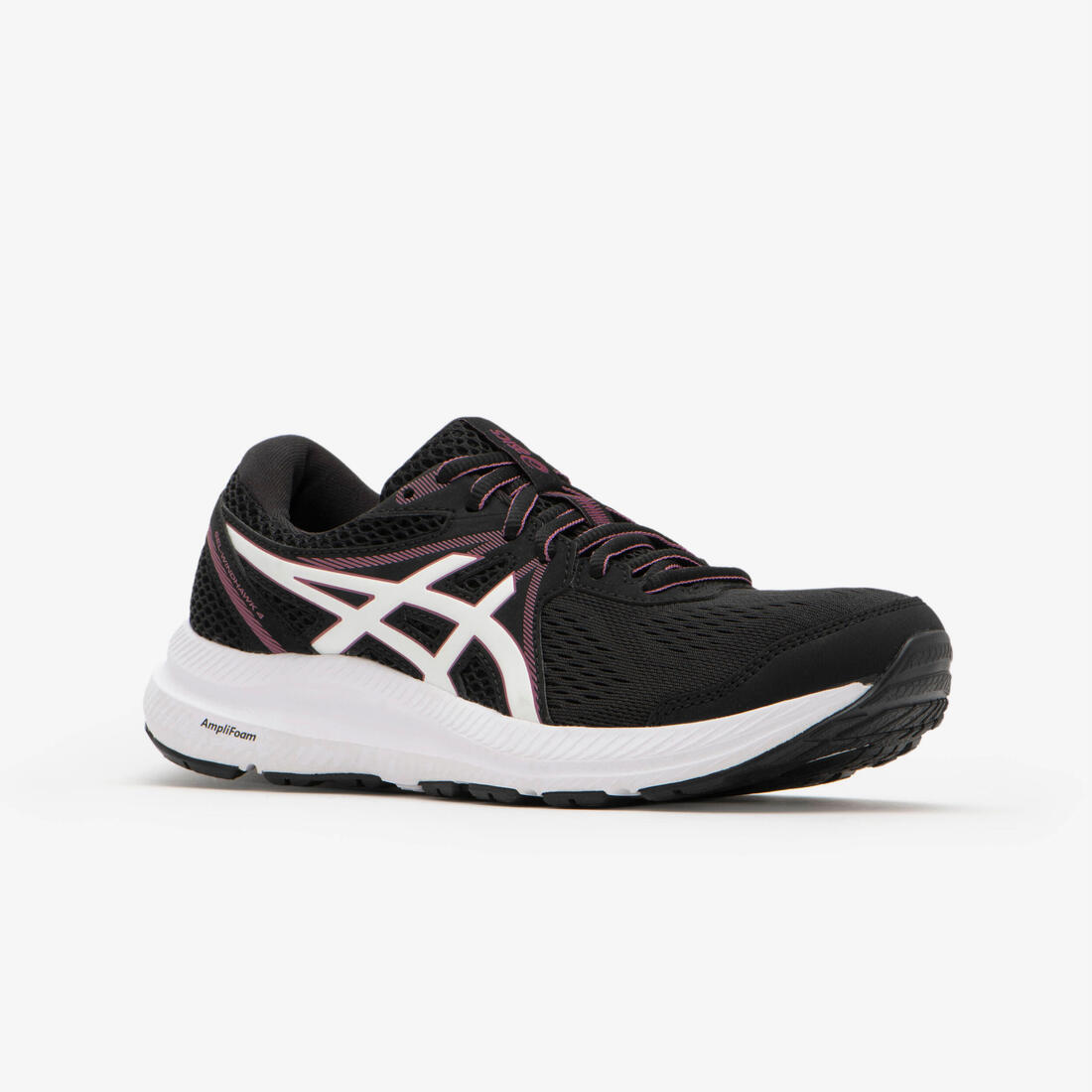 CHAUSSURE DE RUNNING FEMME ASICS - GEL WINDHAWK NOIR ROSE