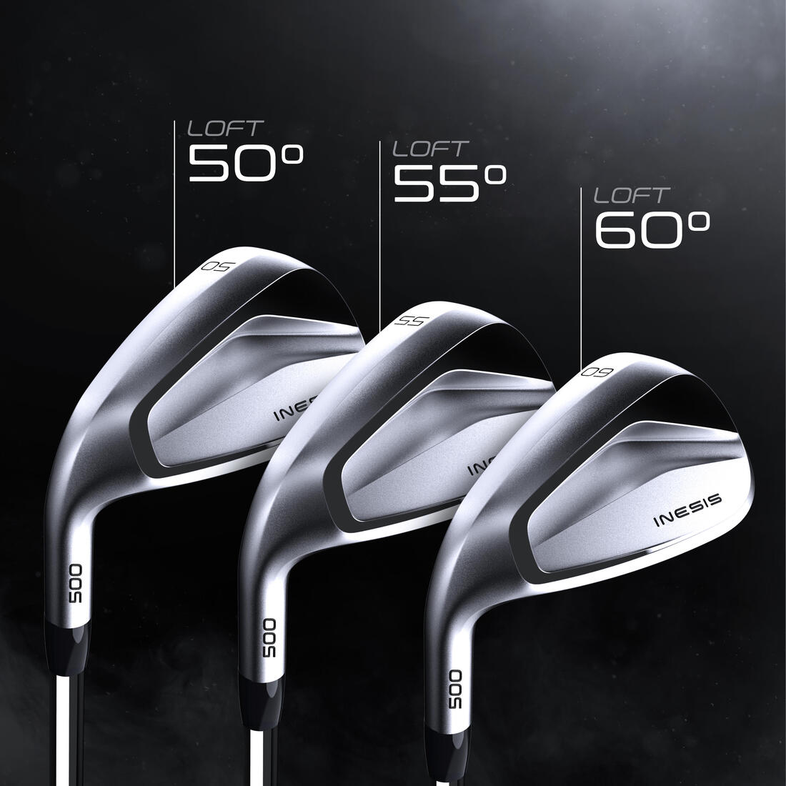 Wedge golf gaucher taille 2 vitesse lente - INESIS 500