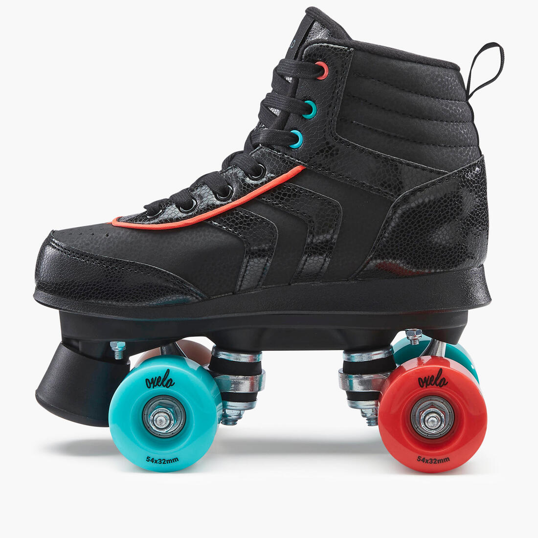 Patin à roulettes enfant QUAD 100 JR blanc holographic