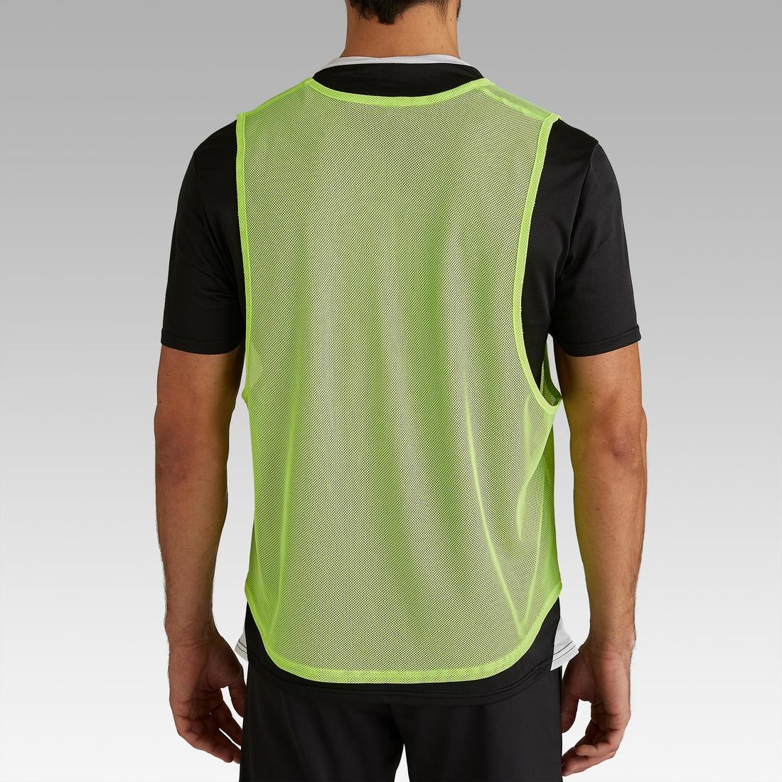 Chasuble adulte jaune fluo