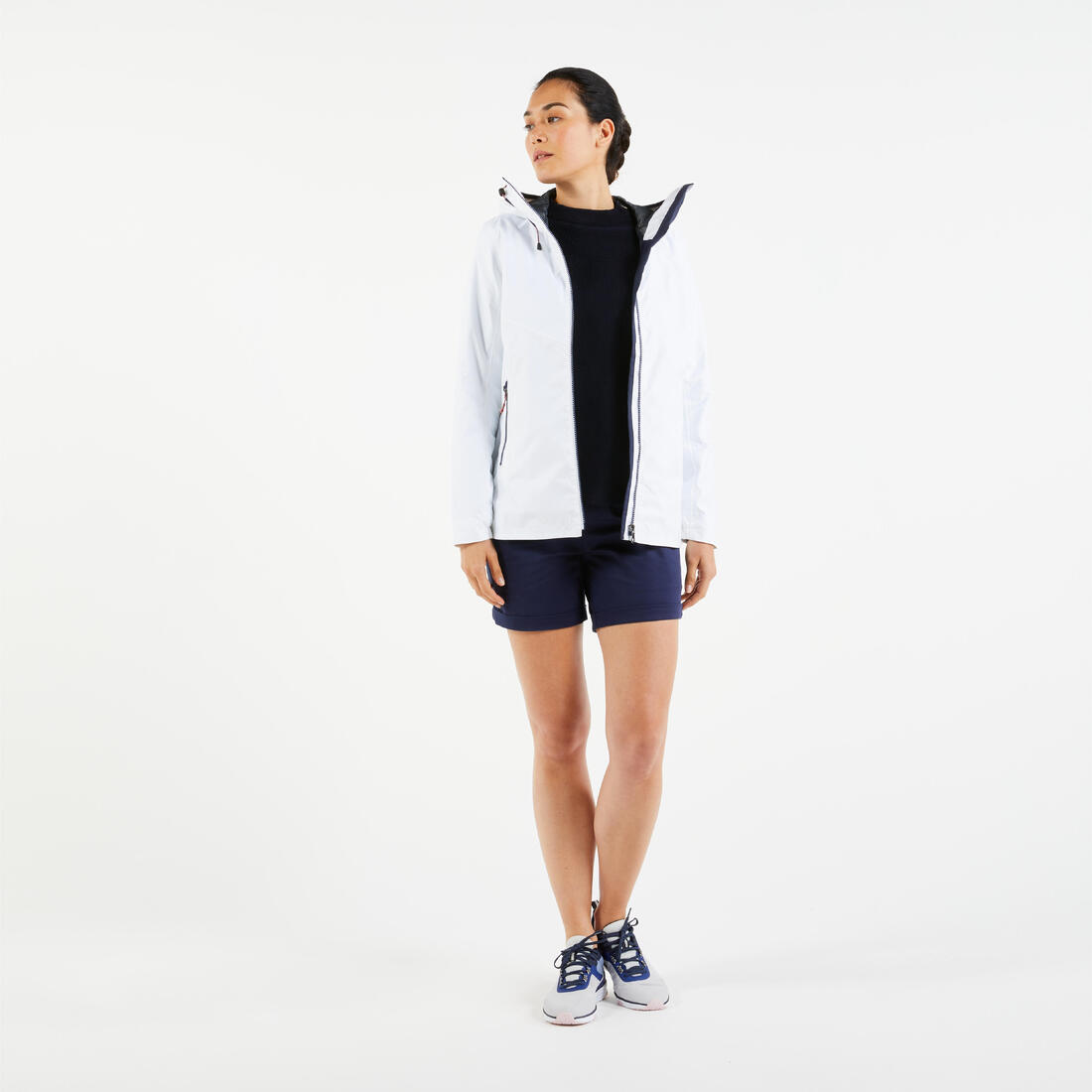 Veste imperméable de voile - veste de pluie SAILING 100 femme