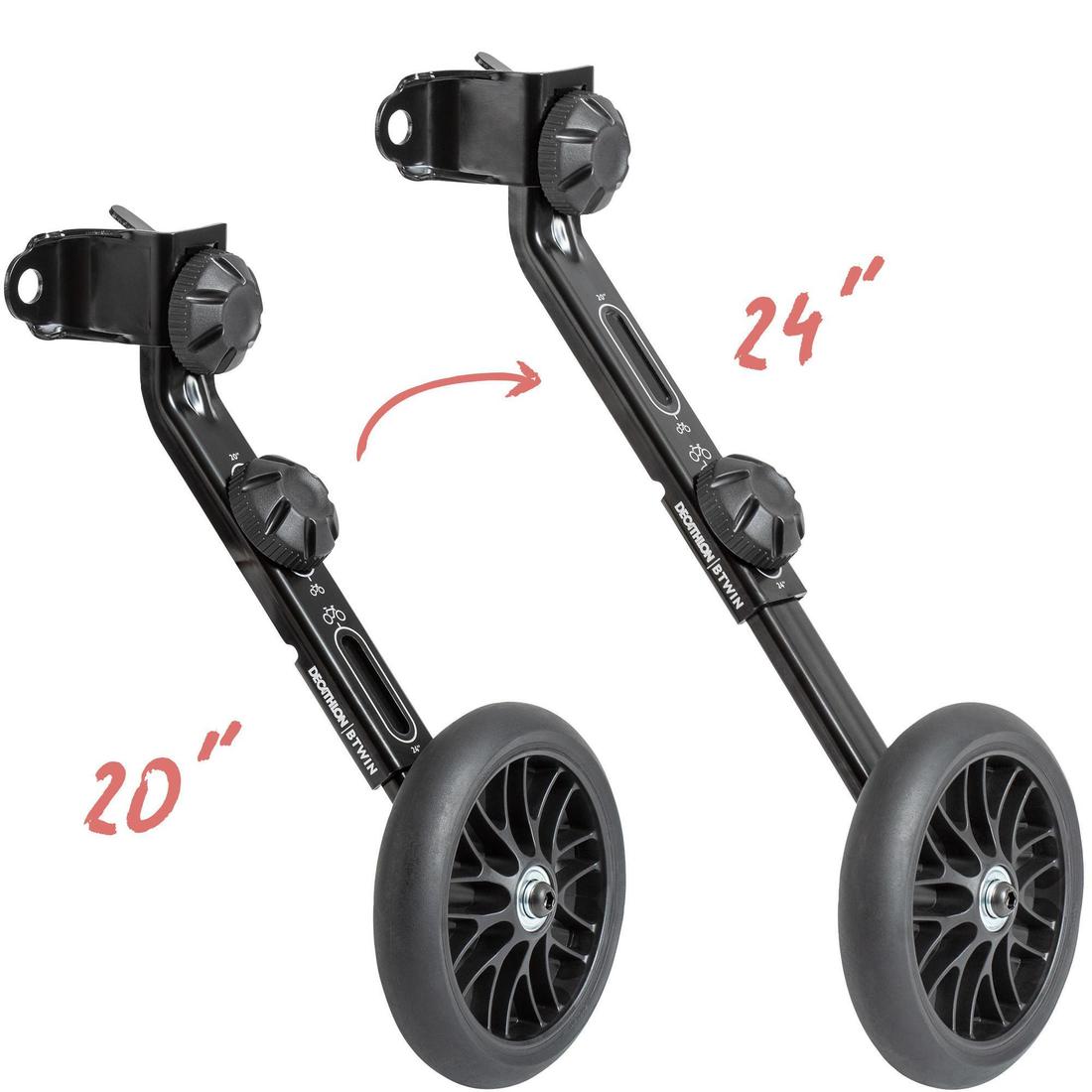 STABILISATEURS VELO ENFANT 20" 24" BTWIN