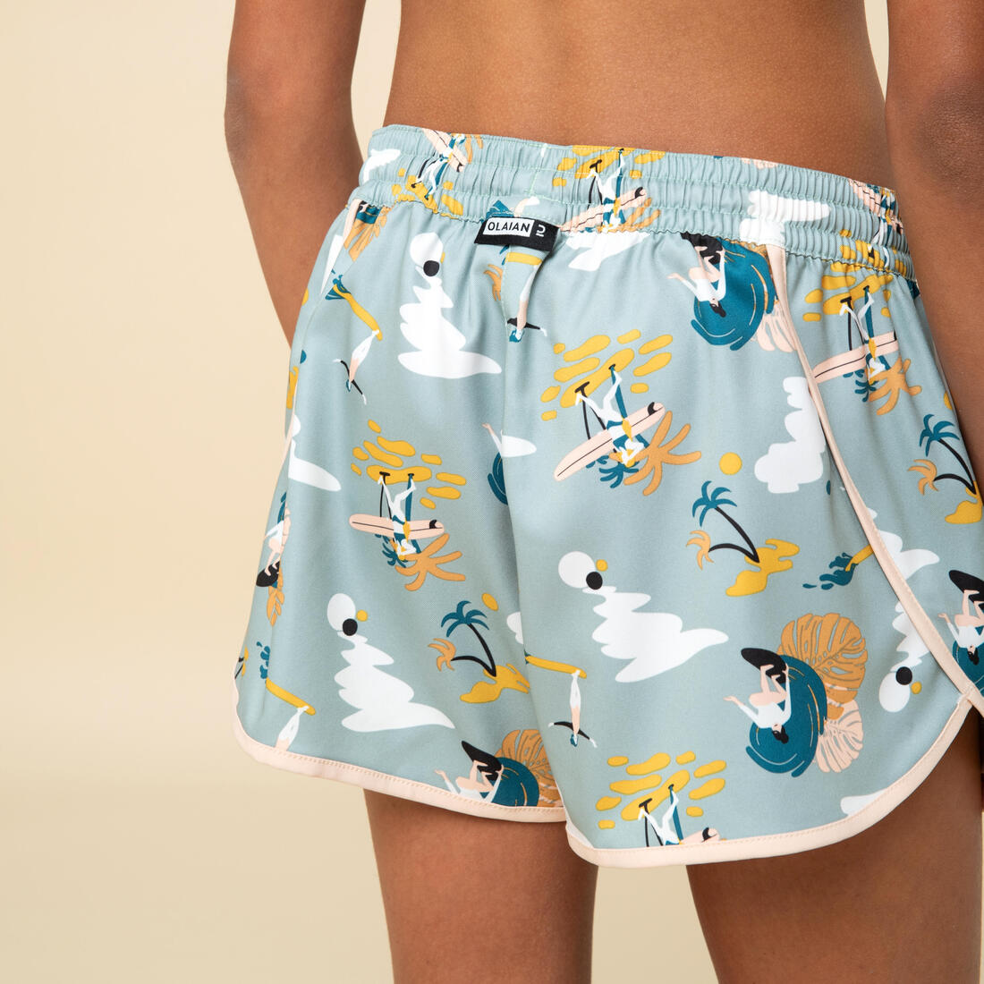 short de bain surf Fille junior