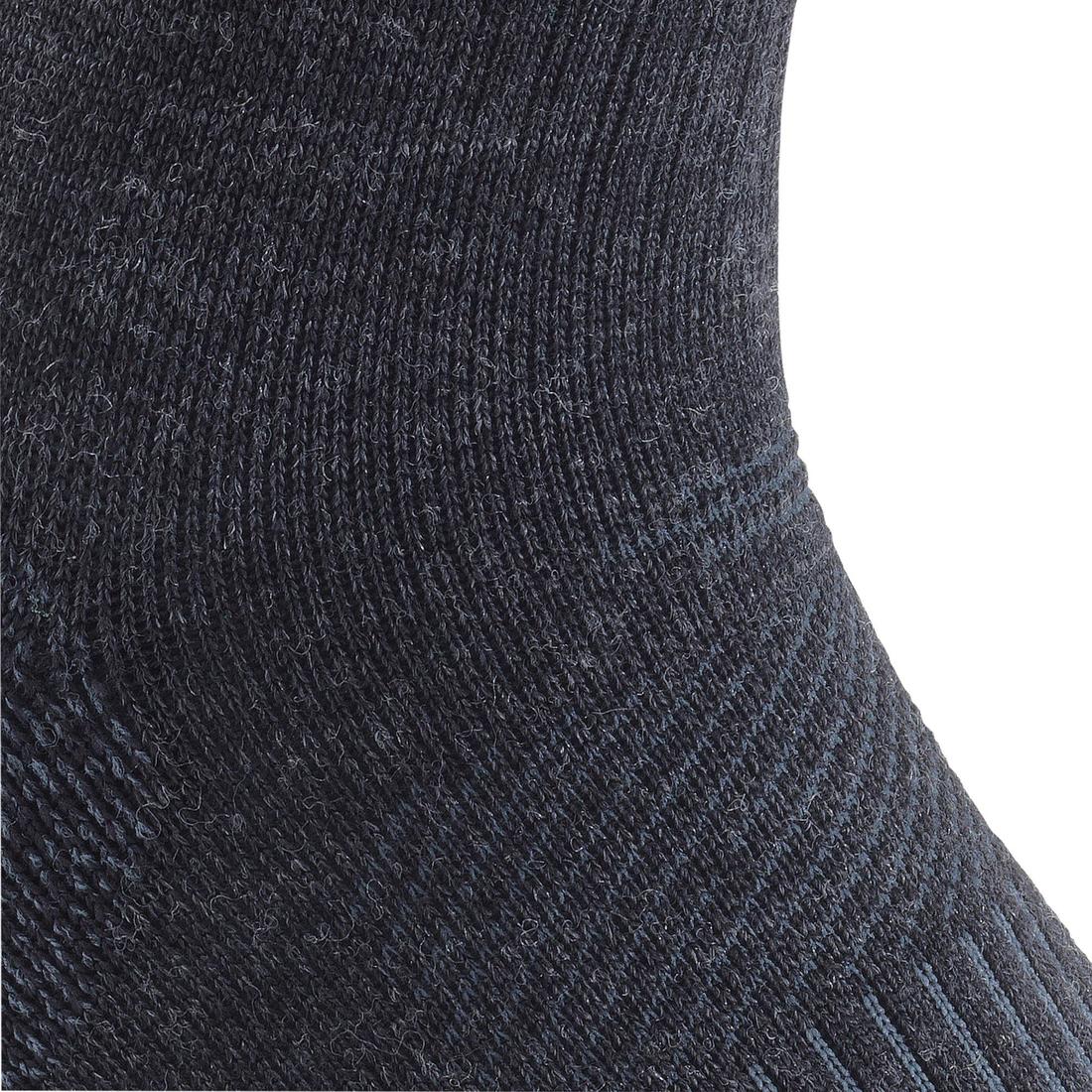 Chaussettes marche sportive/nordique WS 580 Warm noir