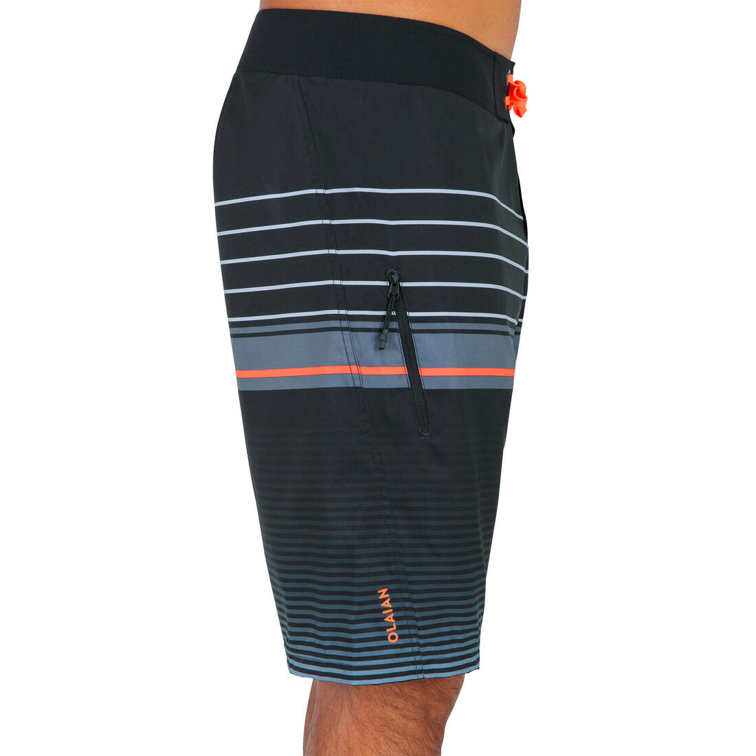 Surf boardshort standard 500 Risca Black