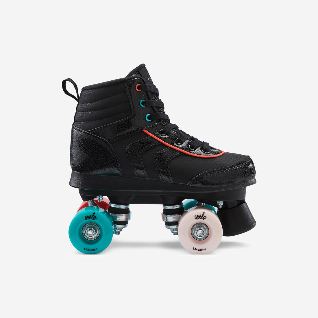 Patin à roulettes enfant QUAD 100 JR blanc holographic