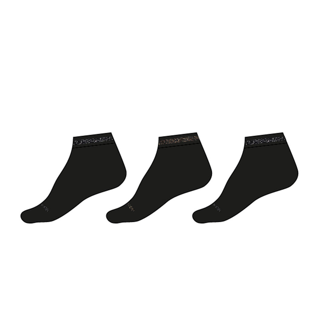 CHAUSSETTES DE SPORT MI-HAUTES ARTENGO RS 160 BLANCHES LOT DE 3