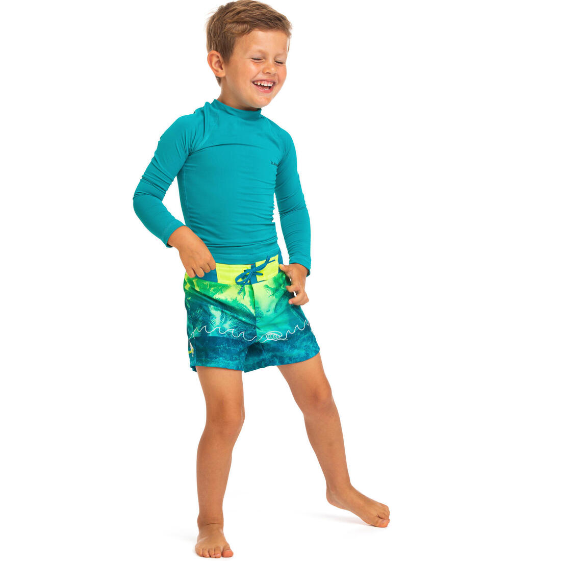 short de bain kid 500 vert