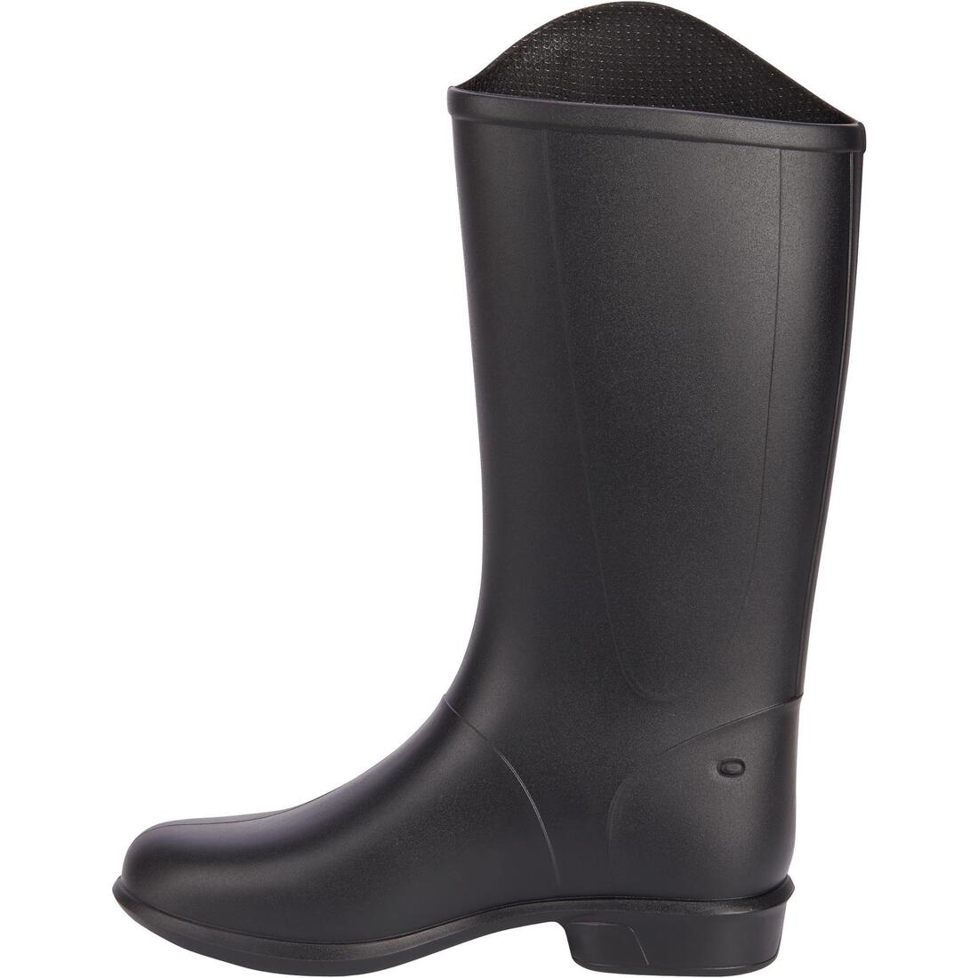 Bottes équitation Enfant - 100 noires