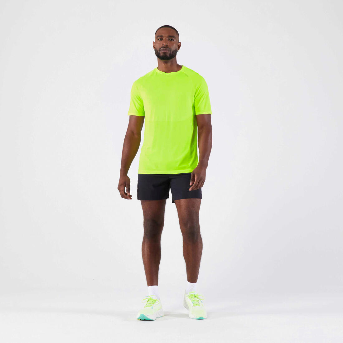 T-shirt de running sans couture homme - kiprun run 500 confort