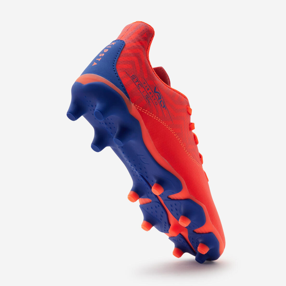 CHAUSSURES DE FOOTBALL ENFANT A LACETS VIRALTO I FG NEBULA