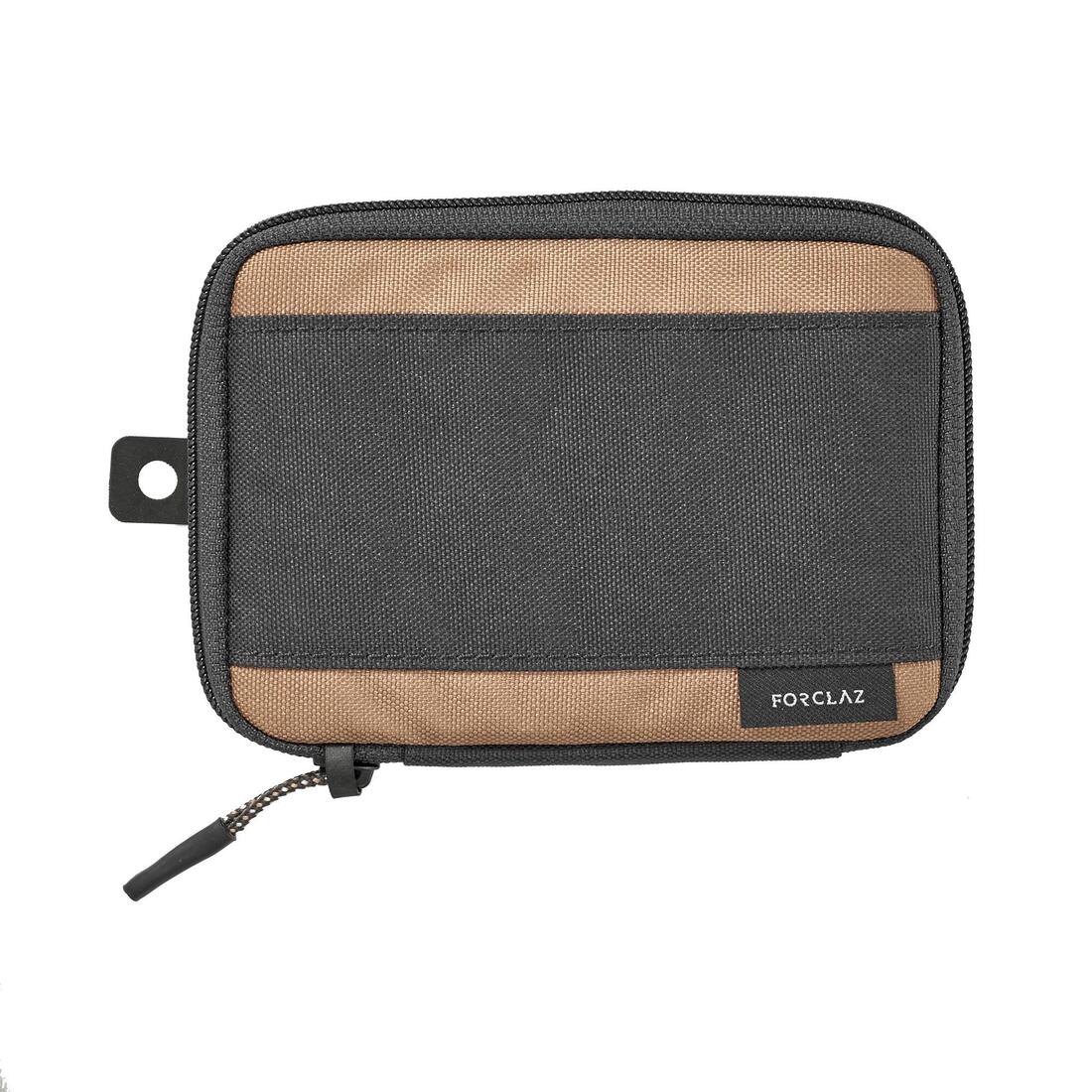 Portefeuille "organizer" de trekking voyage TRAVEL S noir