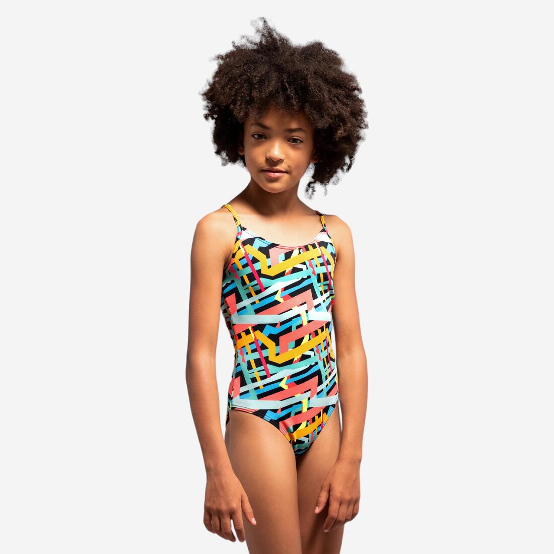 Maillot de bain 1 piece fille 100