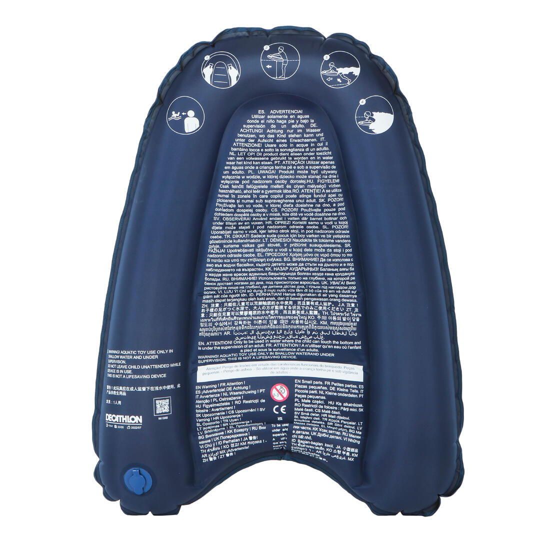 Bodyboard découverte gonflable enfant 4 ans-8 ans (15-25Kg)