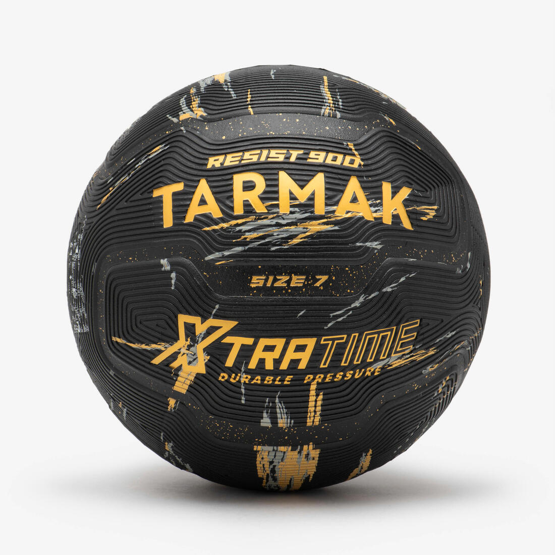 Ballon de basketball taille 7 - Resist 900 jaune noir