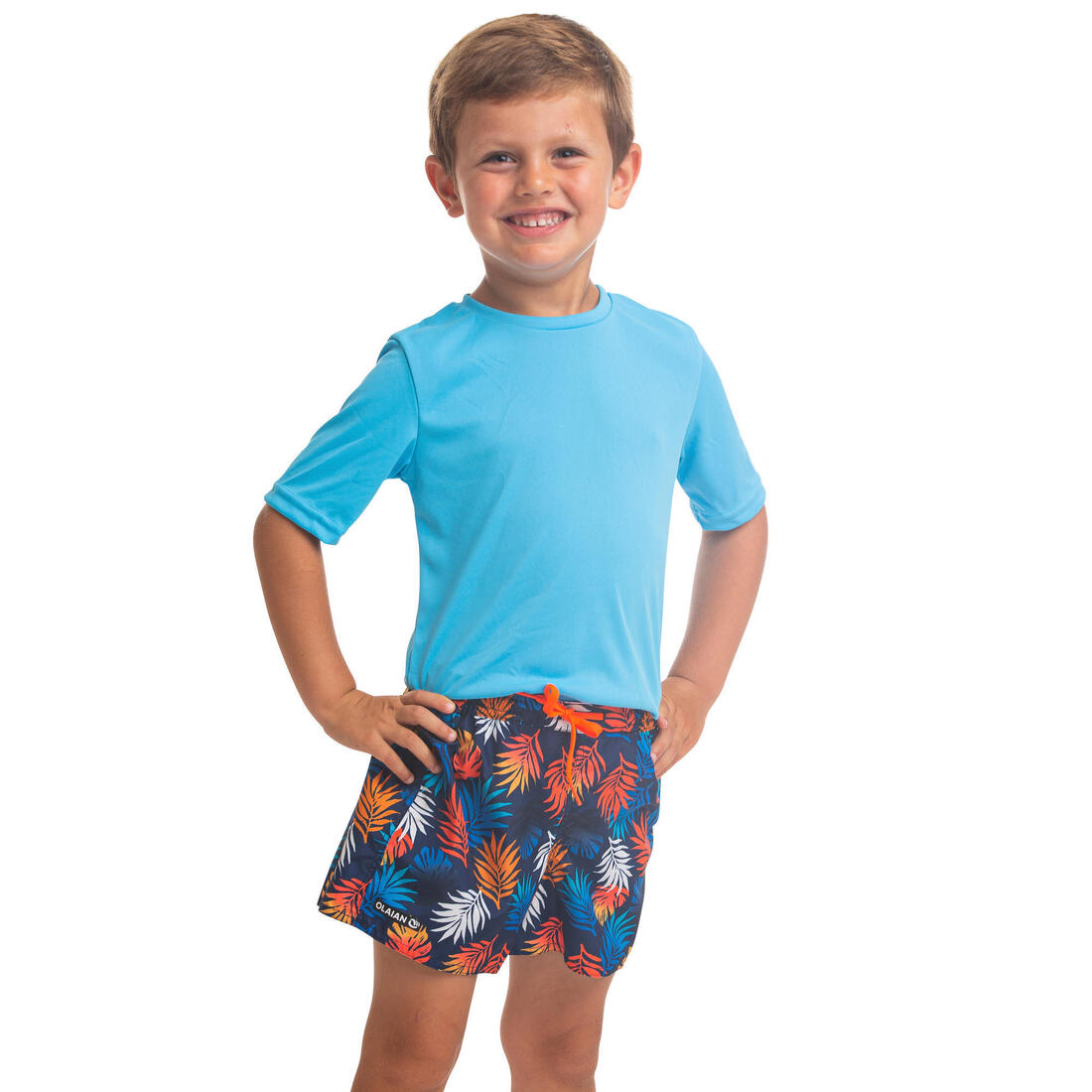 short de bain 100 Kid Rayé