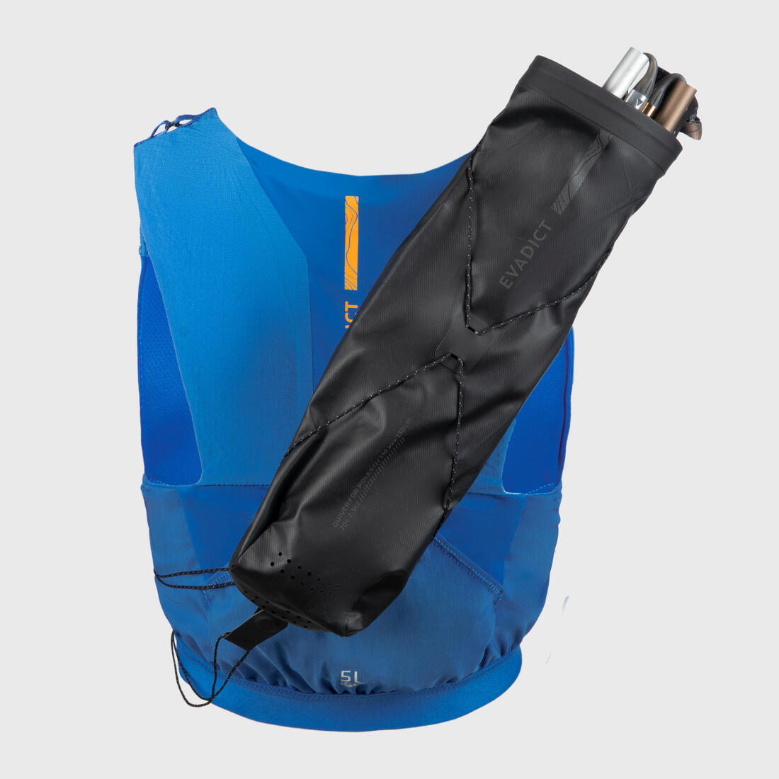 GILET D' HYDRATATION TRAIL MIXTE 5L PORTE FLASQUES