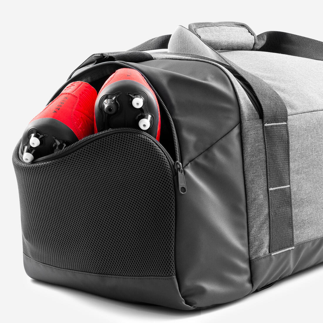 Sac de sport rigide et déperlant 55L,  noir et