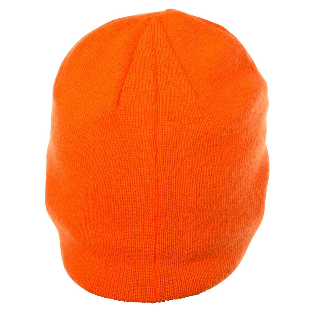 BONNET CHASSE REVERSIBLE ORANGE VERT 300