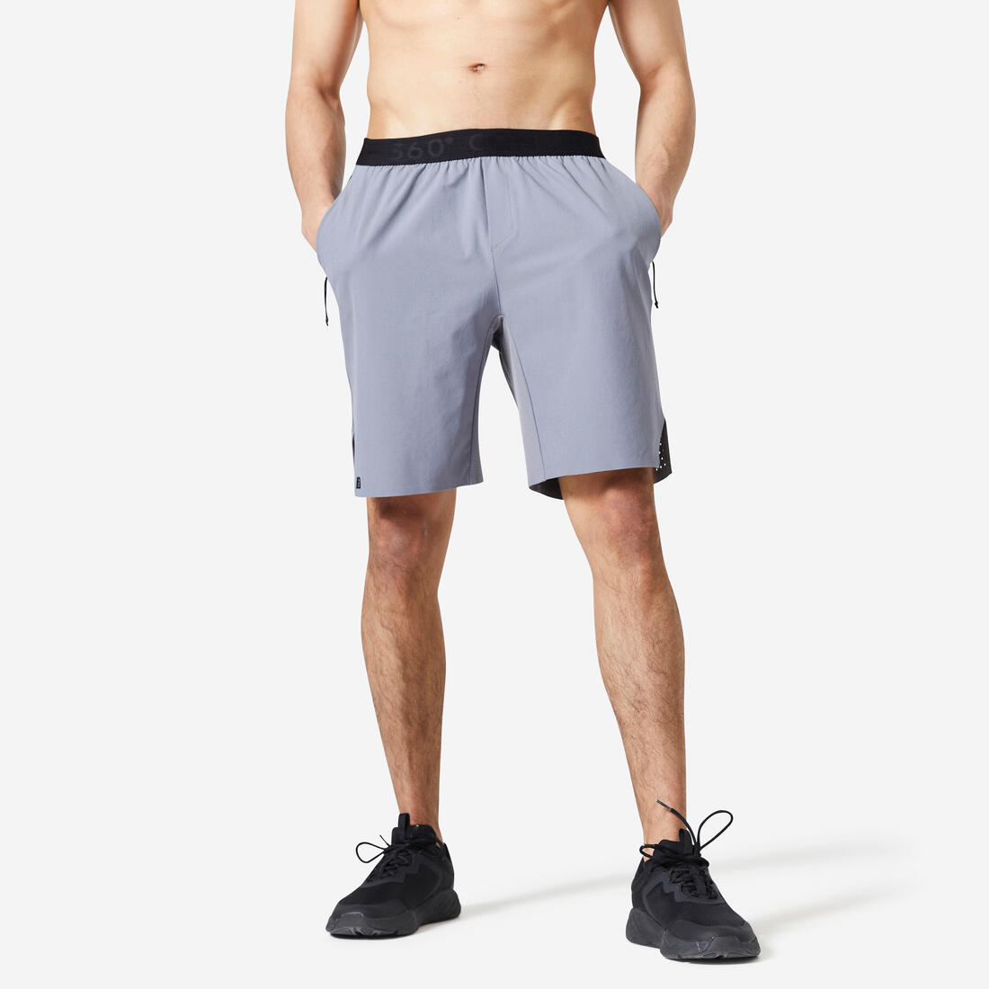 Short de cross training performance respirant poches zippés homme