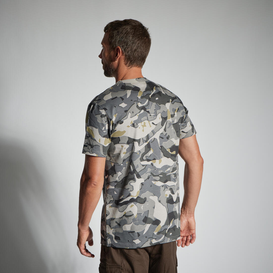 T-SHIRT RESISTANT 100 CAMO WOODLAND