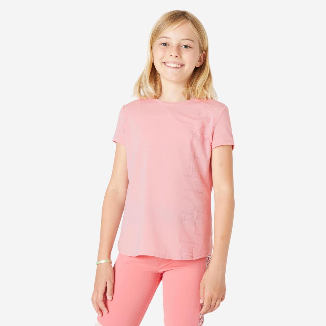 T-shirt respirant imprimé corail fille