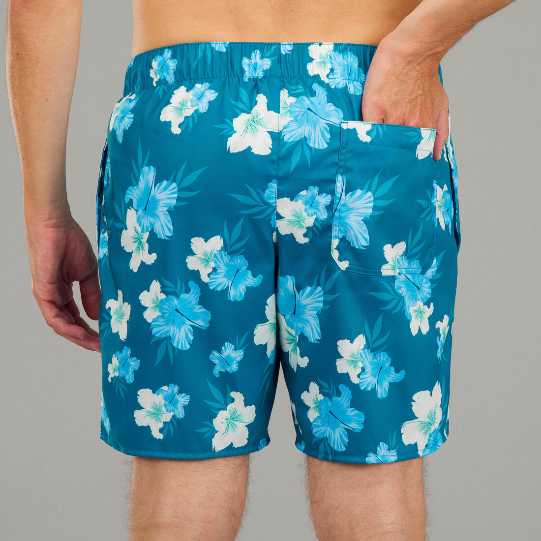 Surf boardshort standard 100 VENICE BLUE