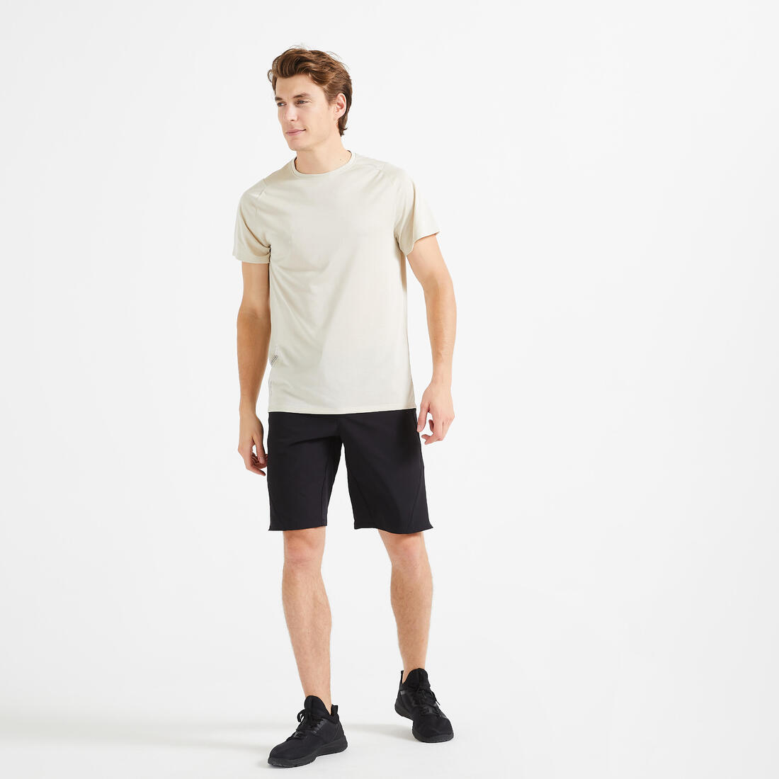 Short de fitness respirant poches zippées homme